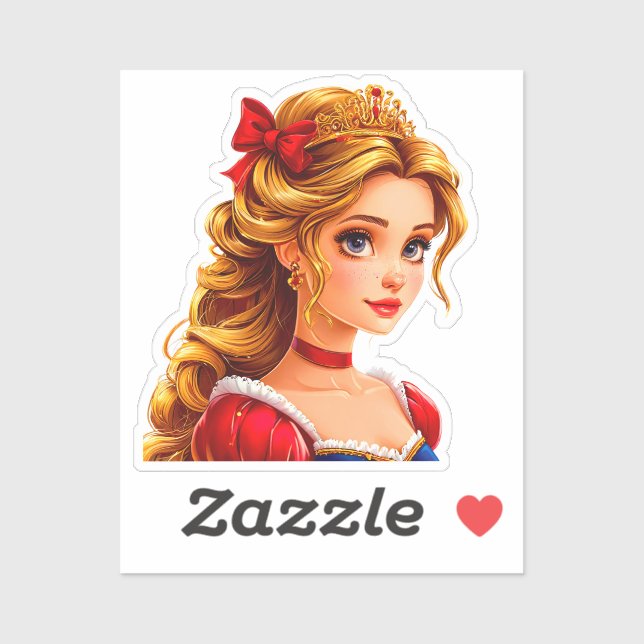 Sticker Jolie Princesse (Feuille)