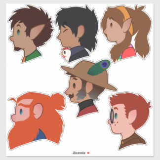 Sticker Jolie SA ! Cast