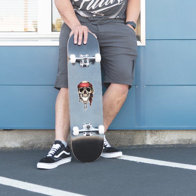 Sticker Jolly roger (Patineur)