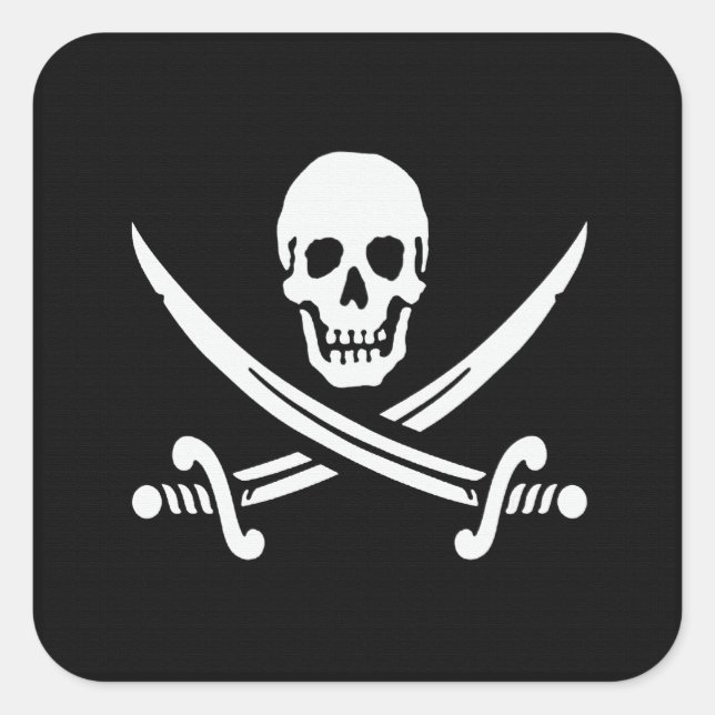 Sticker jolly roger (Devant)
