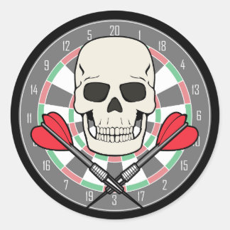 Sticker jolly roger Dartboard