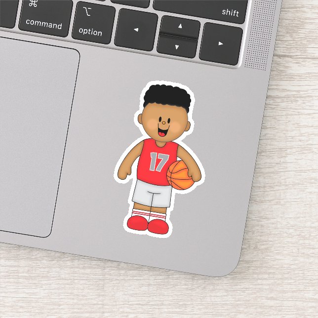 Sticker JollyKins Garçon de Basket (Détail)