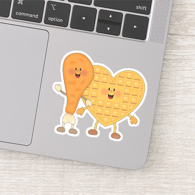 Sticker JollyKins Poulet gaufres (Détail)