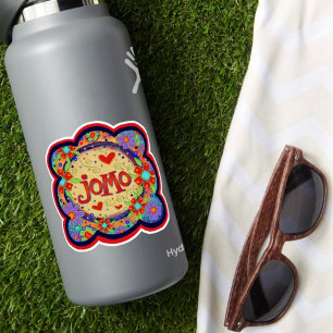 Sticker JOMO Couper Funny Inspirivity Floral