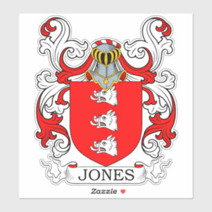 Sticker Jones Family Crest