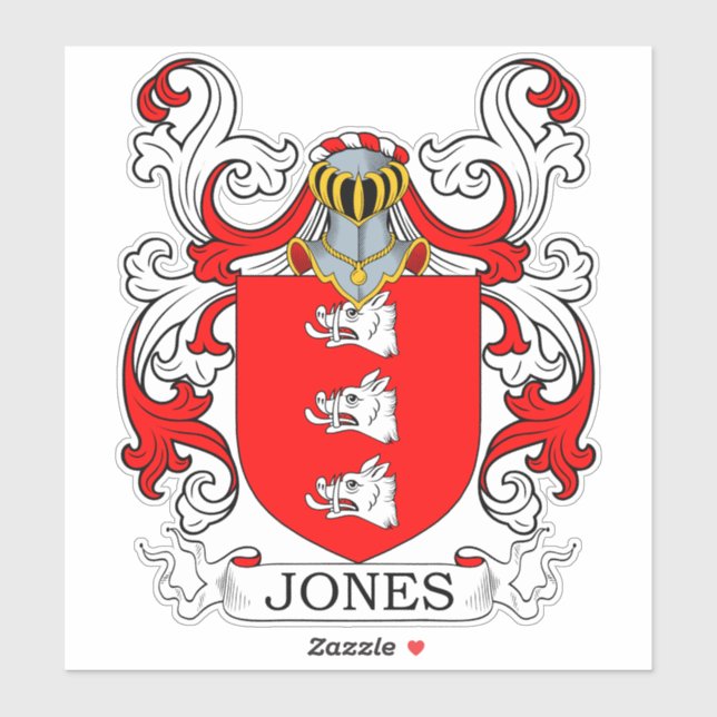 Sticker Jones Family Crest (Feuille)
