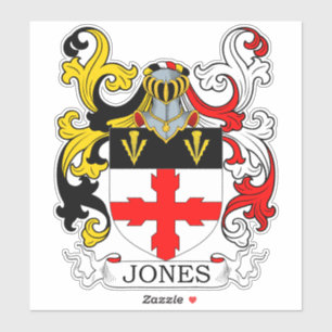 Sticker Jones Family Crest