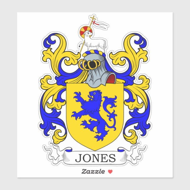 Sticker Jones Family Crest (Feuille)