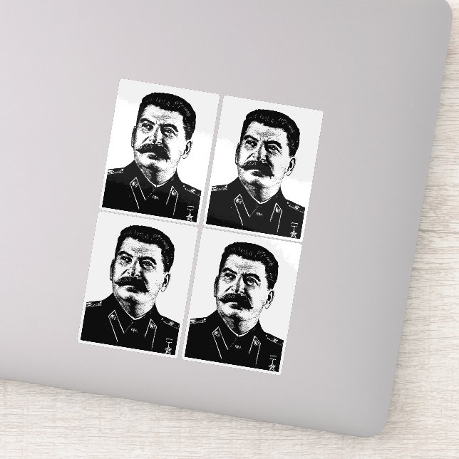 Sticker Joseph Stalin, USSR, CCCP, Soviet Union, Communism (Détail)