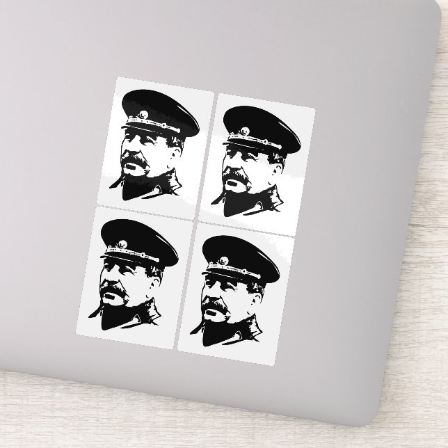 Sticker Joseph Staline, URSS, CCCP, Union soviétique, Comm (Détail)