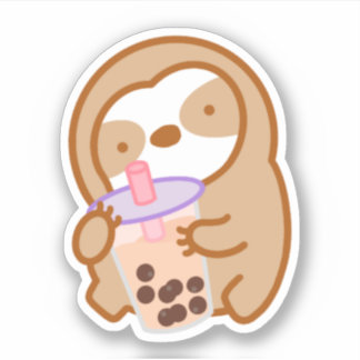 Sticker Jote Boba Sloth