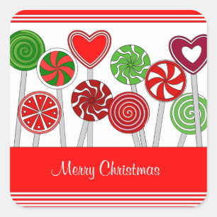 Sticker Jote Christmas Lollipops