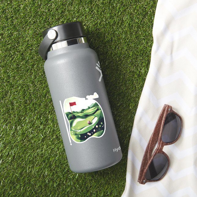Sticker Jouer au terrain de golf (HydroFlask Insitu)