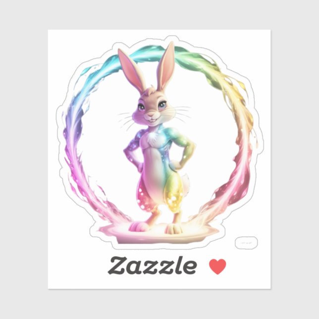 Sticker Jouer Bliss Bunny (Feuille)