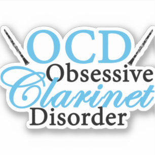 Sticker Joueur Clarinet