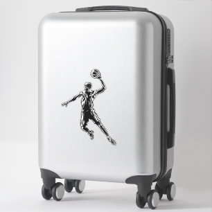 Sticker Joueur de basket-ball Slam Dunk Dark Design