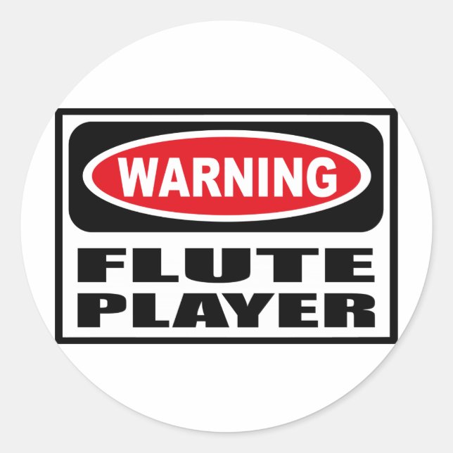 Sticker JOUEUR DE FLUTE (Devant)