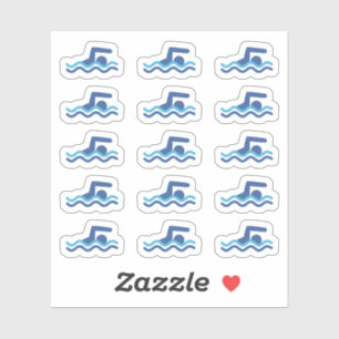 Sticker Jour de baignade Calendrier des nageurs Bujo Plann