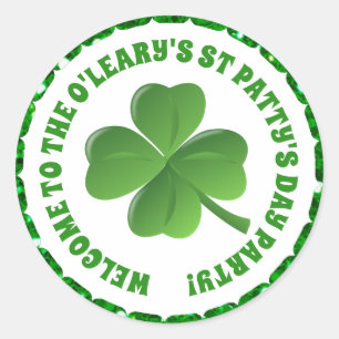 Sticker Jour de la Saint Patrick personnalisé