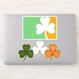 Sticker Jour de la Saint Patrick shamrock irlandais