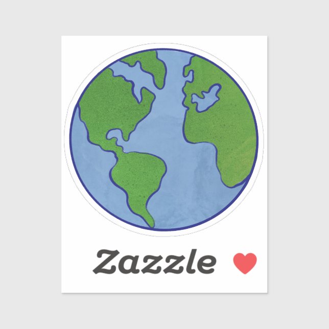 Sticker Jour de la Terre (Feuille)