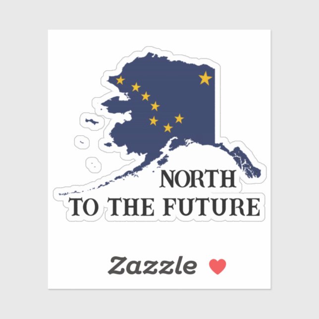 Sticker Jour de l'Alaska (Feuille)