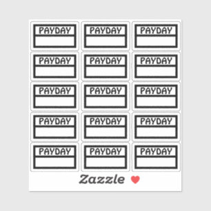 Sticker Jour de paie fonctionnel