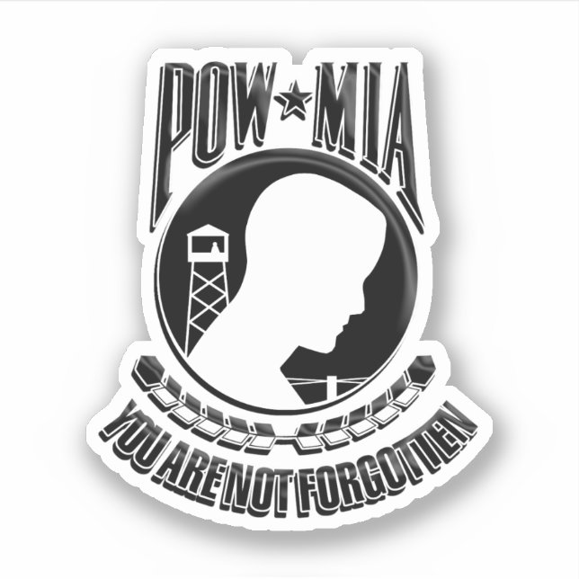 Sticker Jour de reconnaissance POW/MIA (Devant)