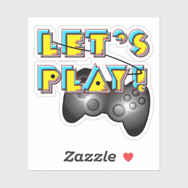 Sticker Jour des jeux vidéo (Feuille)