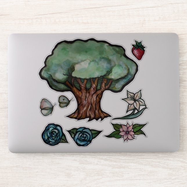 Sticker Jour des terres Plante a Arbre Nature (Ordinateur)