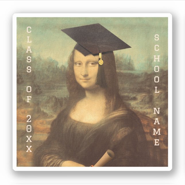 Sticker Journée des diplômes de Mona Lisa (Devant)