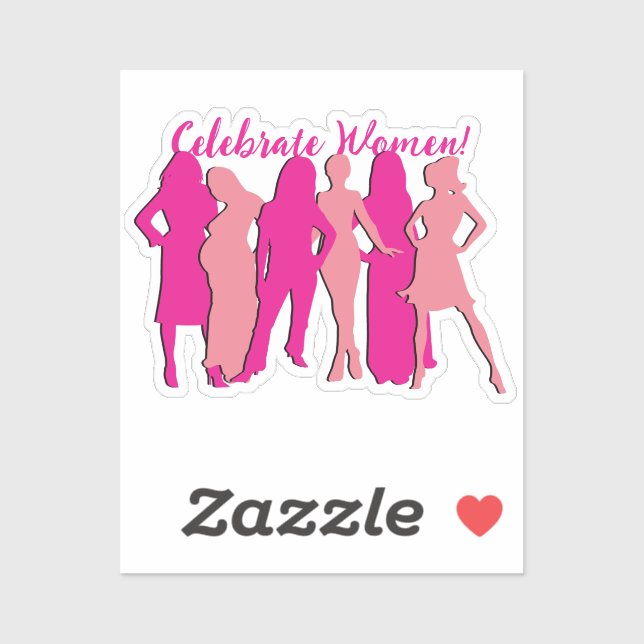 Sticker Journée internationale de la femme (Feuille)