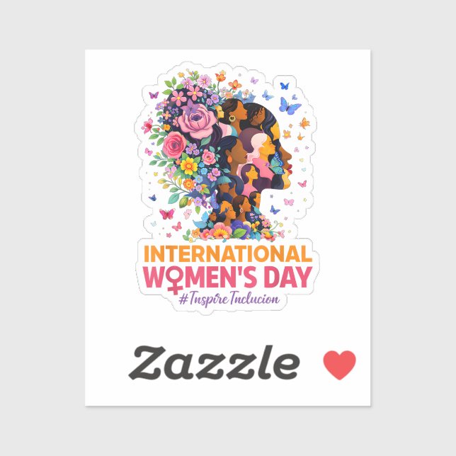 Sticker Journée internationale des femmes (Feuille)