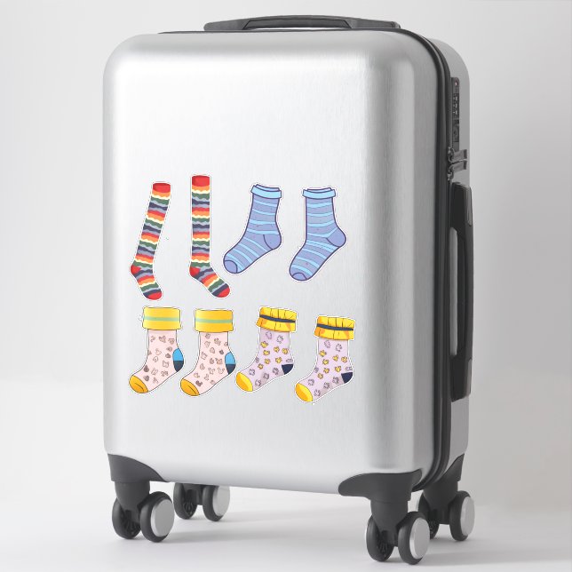 Sticker Journée mondiale de la trisomie 21  (Sur valise)
