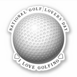 Sticker Journée nationale du golf Sports