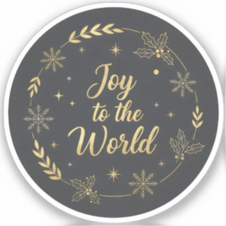 Sticker Joy to the World