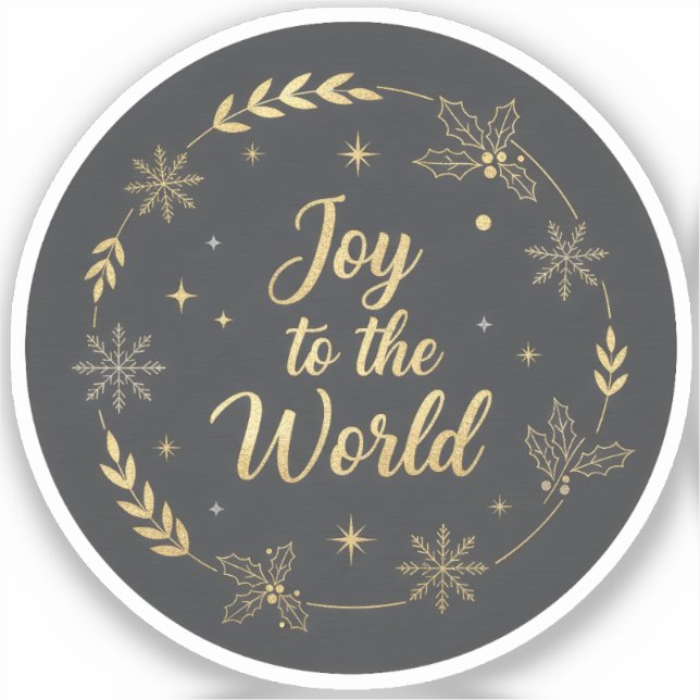 Sticker Joy to the World (Recto)