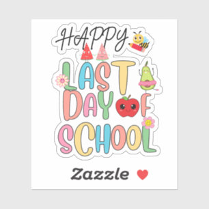 Sticker Joyeuse Dernière journée d'école