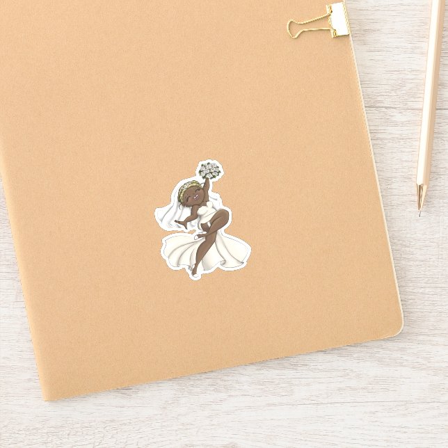 Sticker Joyeuse mariée 02 (Carnet)