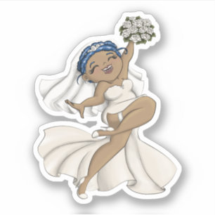 Sticker Joyeuse mariée 07