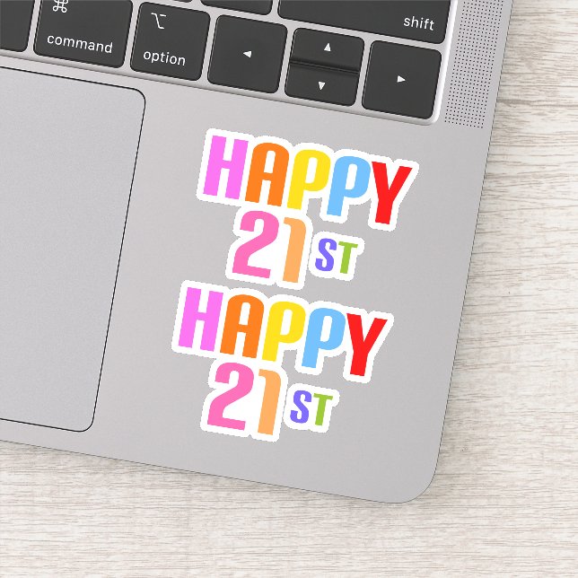 Sticker Joyeux 21ème (Détail)