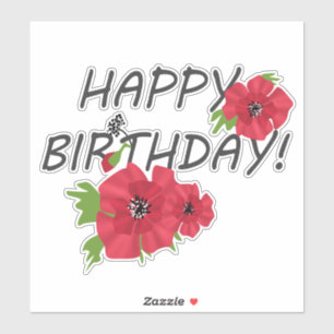 Sticker Joyeux anniversaire !