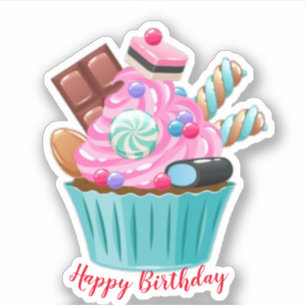 Sticker Joyeux anniversaire