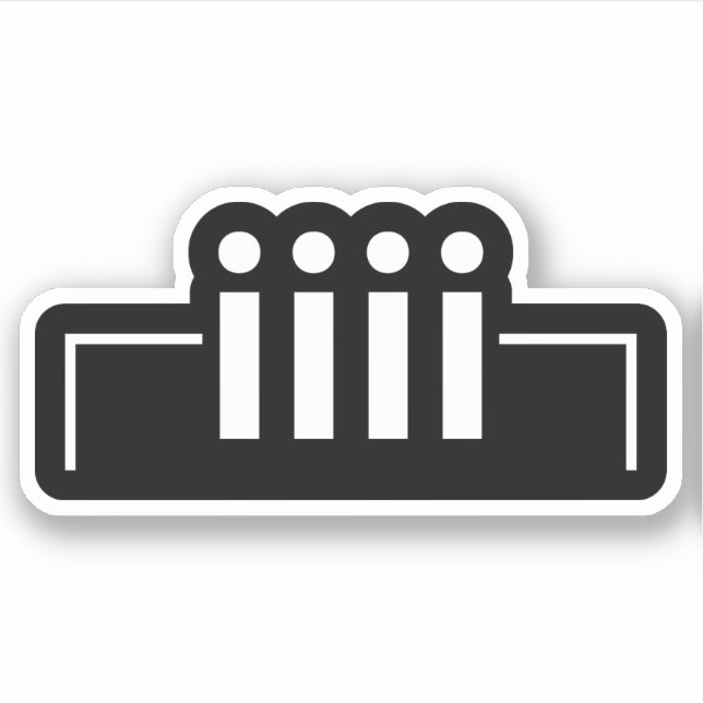 Sticker Joyeux anniversaire [ Gâteau ] Emoticon japonais (Devant)