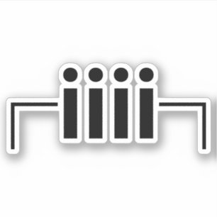 Sticker Joyeux émoticône japonaise d'anniversaire [gâte