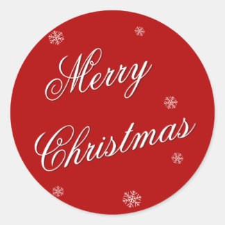 Sticker Joyeux Enveloppement de Noël