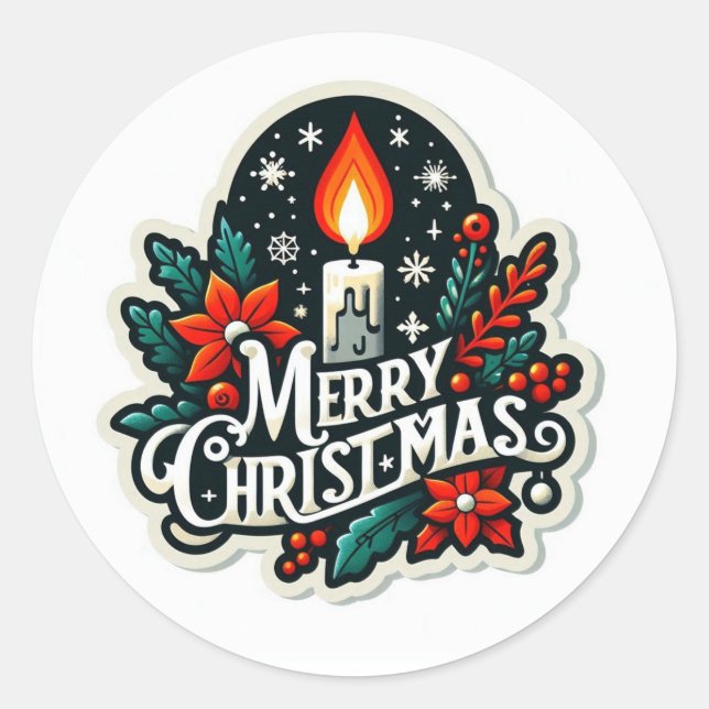 Sticker Joyeux Noël (Devant)