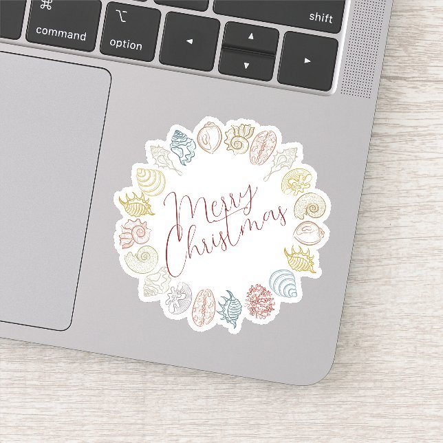 Sticker Joyeux Noël Halloween Nouvel An (Détail)