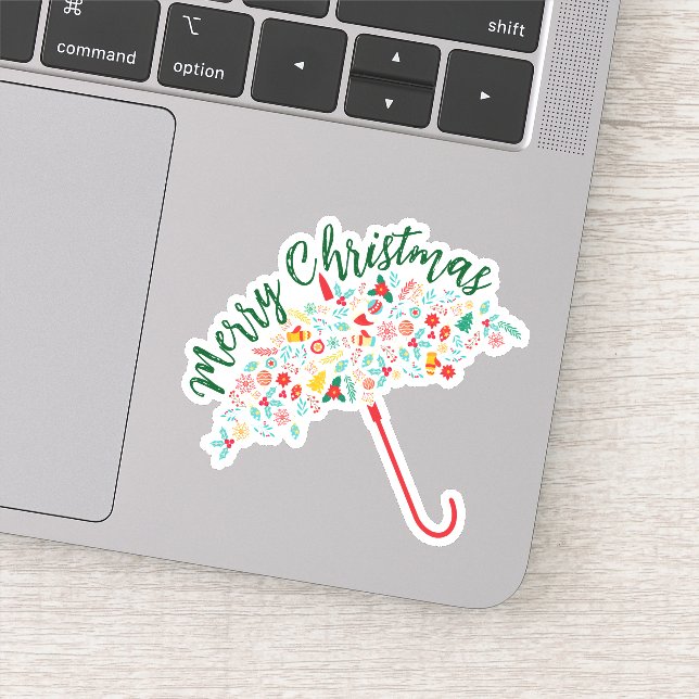 Sticker Joyeux Noël Halloween Nouvel An (Détail)