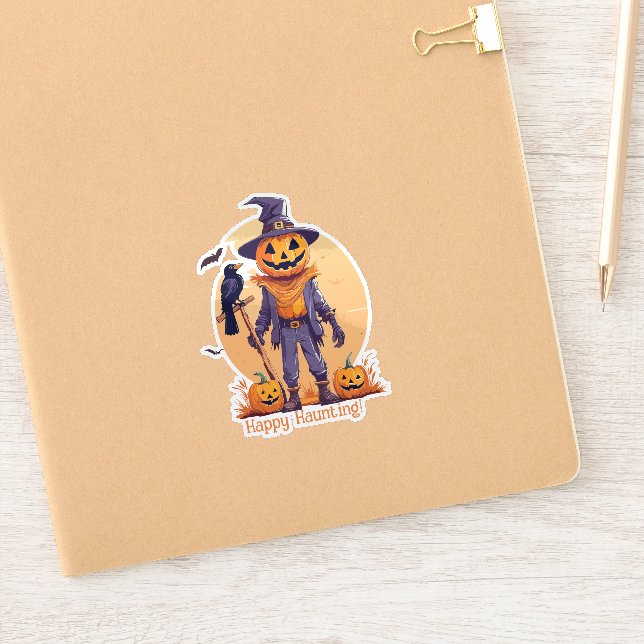 Sticker Joyeux Scarecrow Jack-o-Lantern (Carnet)